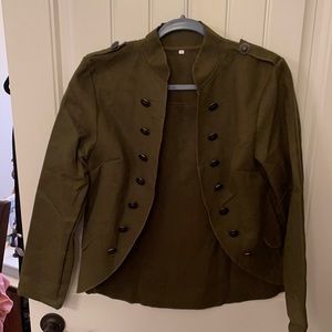 Small Army Green Victorian Jacket